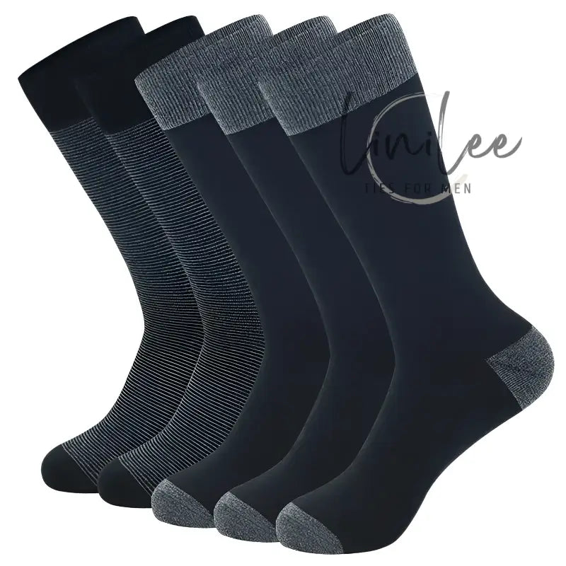Assorted men’s dress socks.