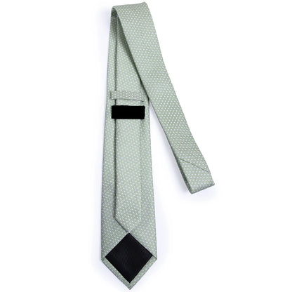 Mint Elegance Woven Tie Set