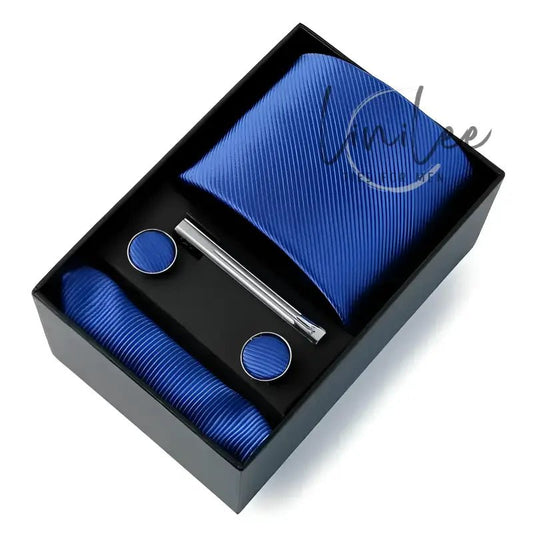 Blue men’s accessory gift set.
