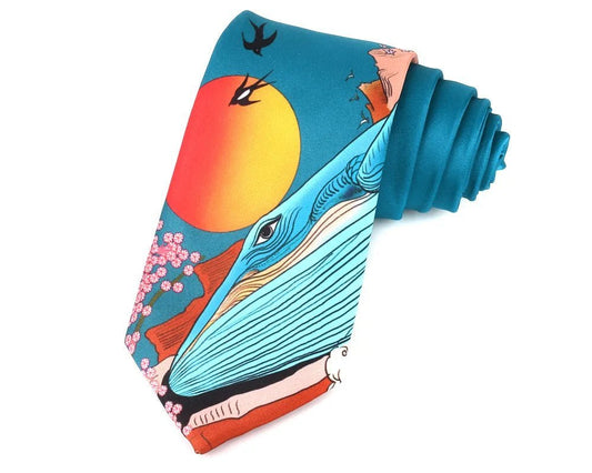 Printed tie LD57201 - linilee