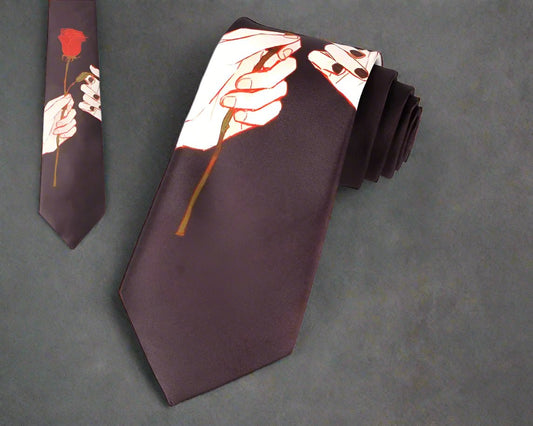 Printed tie LD57203 - linilee