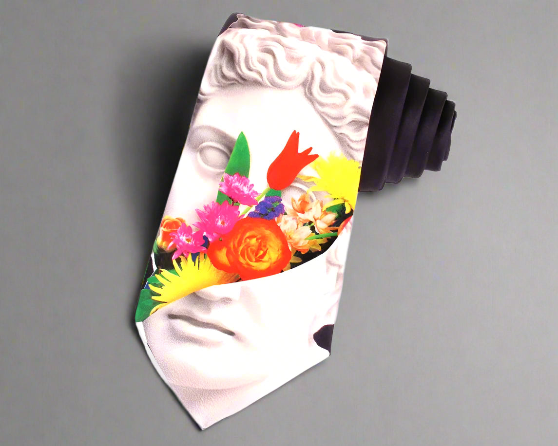 Printed tie LD57204 - linilee