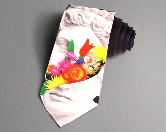 Printed tie LD57204 - linilee